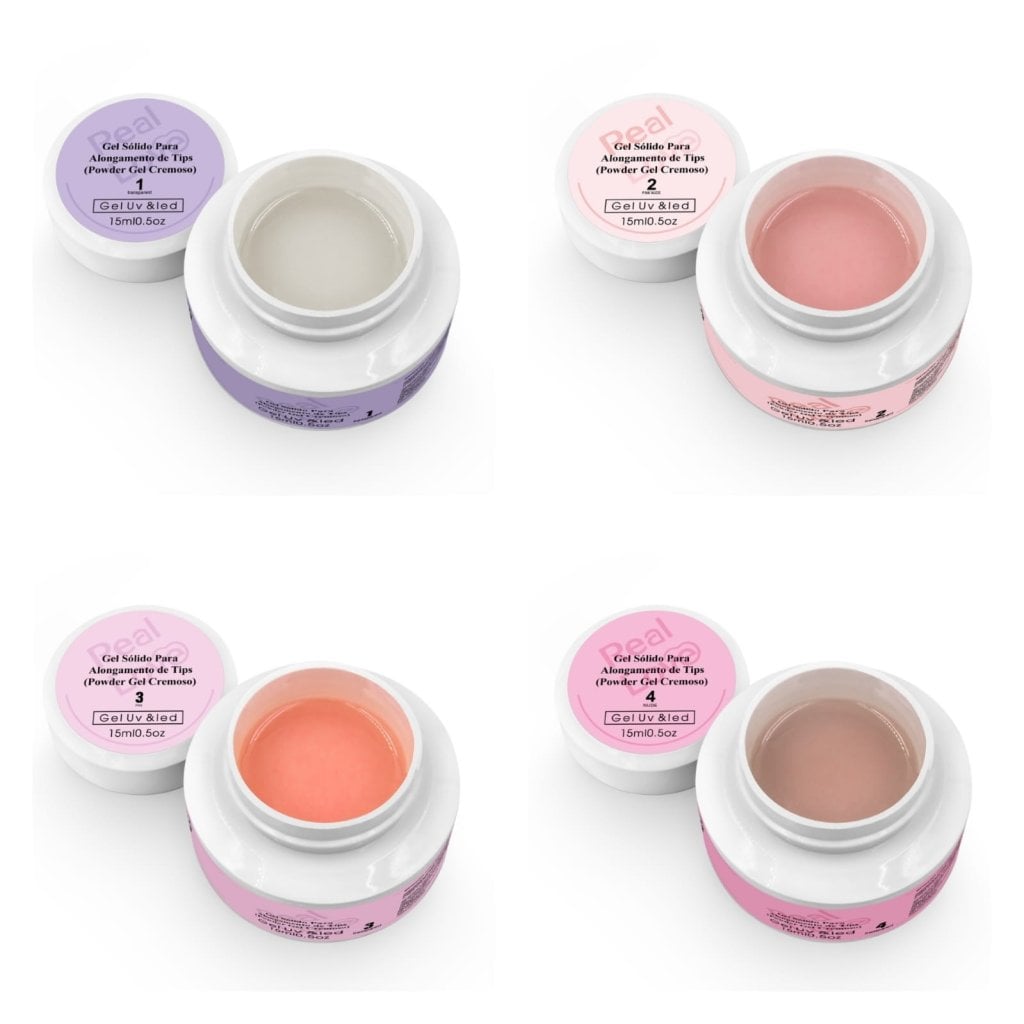 Gel Sólido de Alongamento para Tips - Powder Gel Cremoso - SD-GEL-07_#01