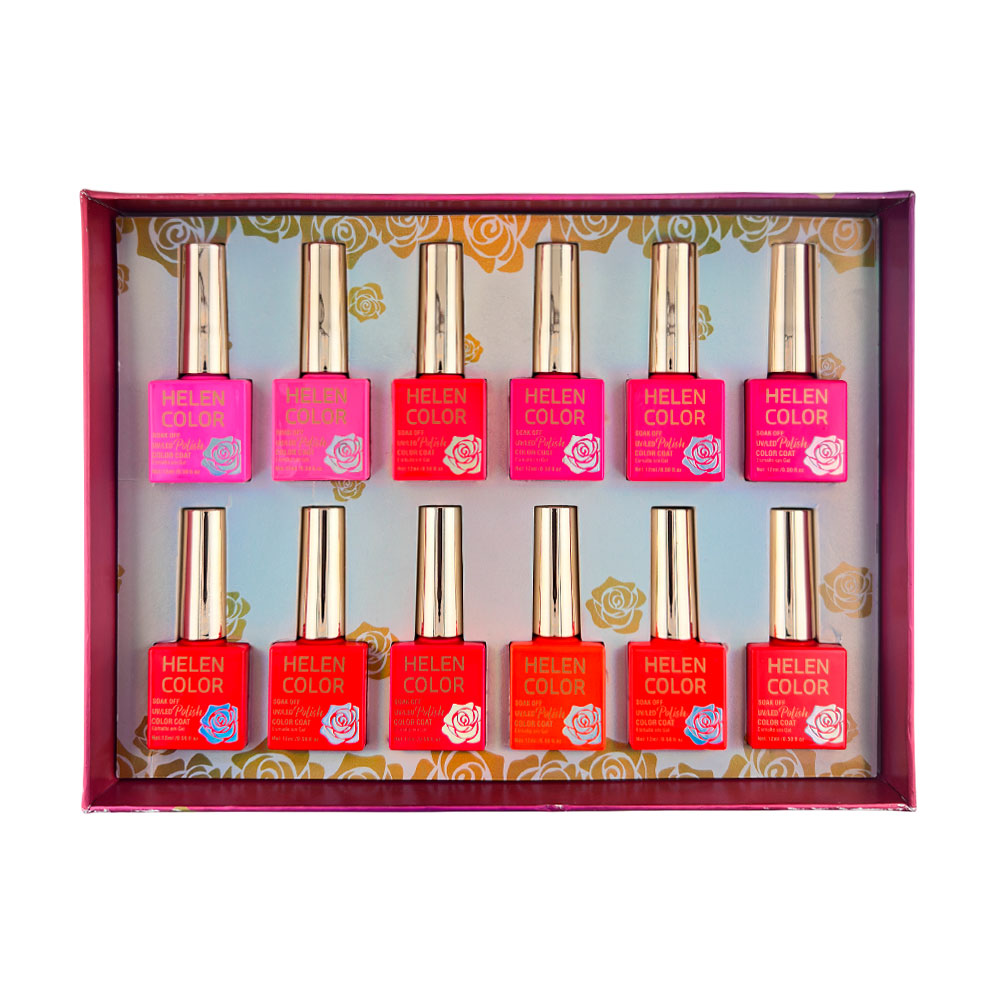 Kit Esmalte em Gel com 12 unid - RJYJ-09-3