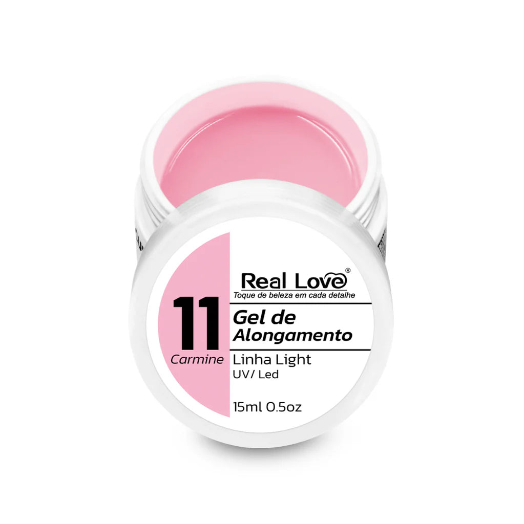 Gel de Alongamento para Unhas Linha Light 15ml - GEL-15