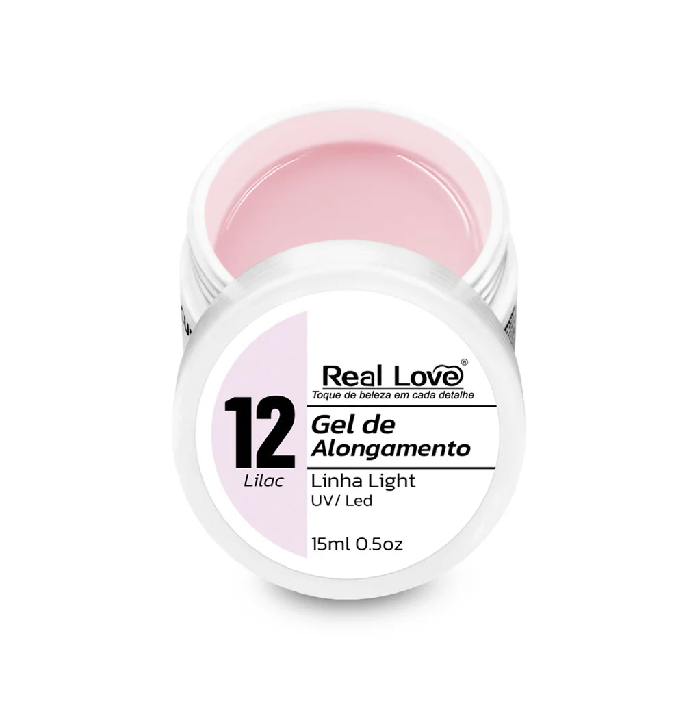 Gel de Alongamento para Unhas Linha Light 15ml - GEL-15