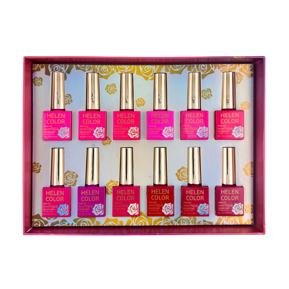 Kit Esmalte em Gel com 12 unid - RJYJ-09-1