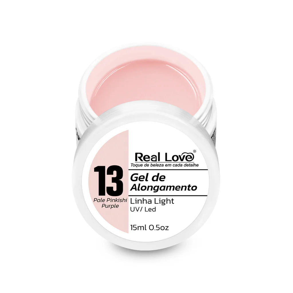 Gel de Alongamento para Unhas Linha Light 15ml - GEL-15
