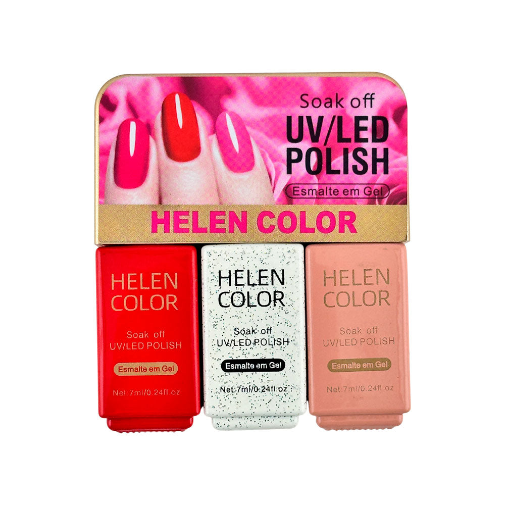 Kit Trio de Esmaltes em Gel #14 - 7ml - Rzjy-08-14