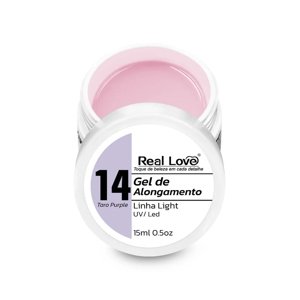 Gel de Alongamento para Unhas Linha Light 15ml - GEL-15