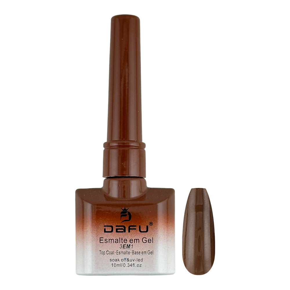 Esmalte em Gel 3 em 1 - base - esmalte - top - 10ml - DF-ONE40