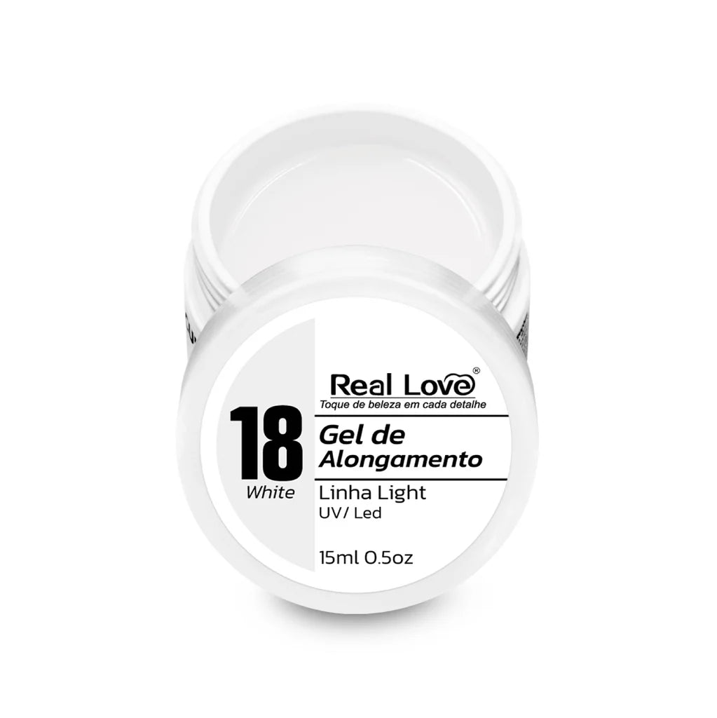 Gel de Alongamento para Unhas Linha Light 15ml - GEL-15