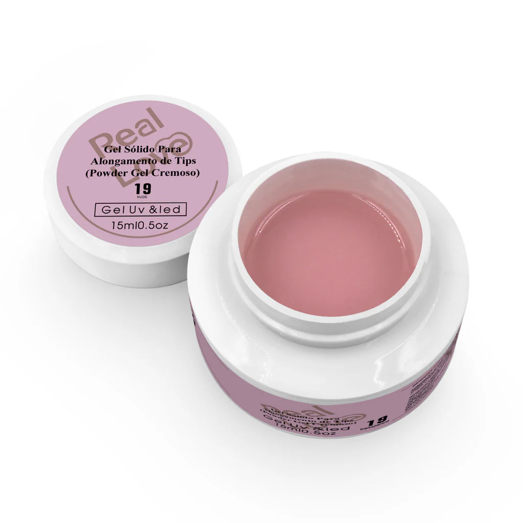 Gel Sólido de Alongamento para Tips - Powder Gel Cremoso - SD-GEL-07_#01