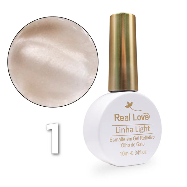 Esmalte em Gel Refletivo Glitter Olho de Gato - 10ml - XD-GEL-41