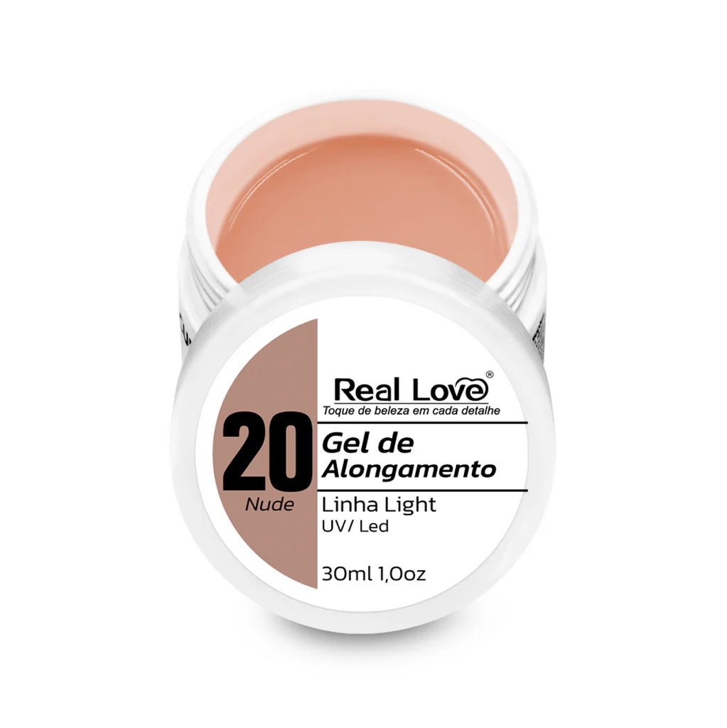 Gel de Alongamento para Unhas Linha Light 30ml - GEL-16