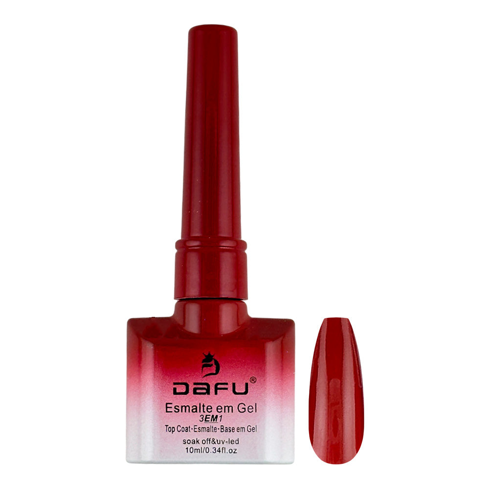 Esmalte em Gel 3 em 1 - base - esmalte - top - 10ml - DF-ONE40