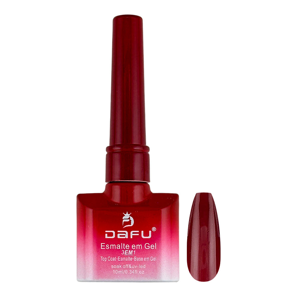 Esmalte em Gel 3 em 1 - base - esmalte - top - 10ml - DF-ONE40