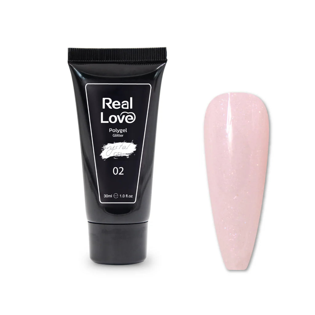 Polygel Powder Com Glitter para Alongamento De Unhas 30ml - XD-GEL-26