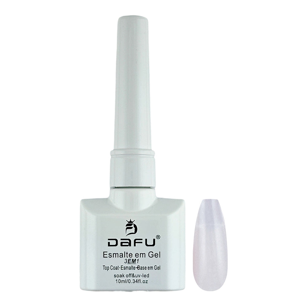 Esmalte em Gel 3 em 1 - base - esmalte - top - 10ml - DF-ONE40
