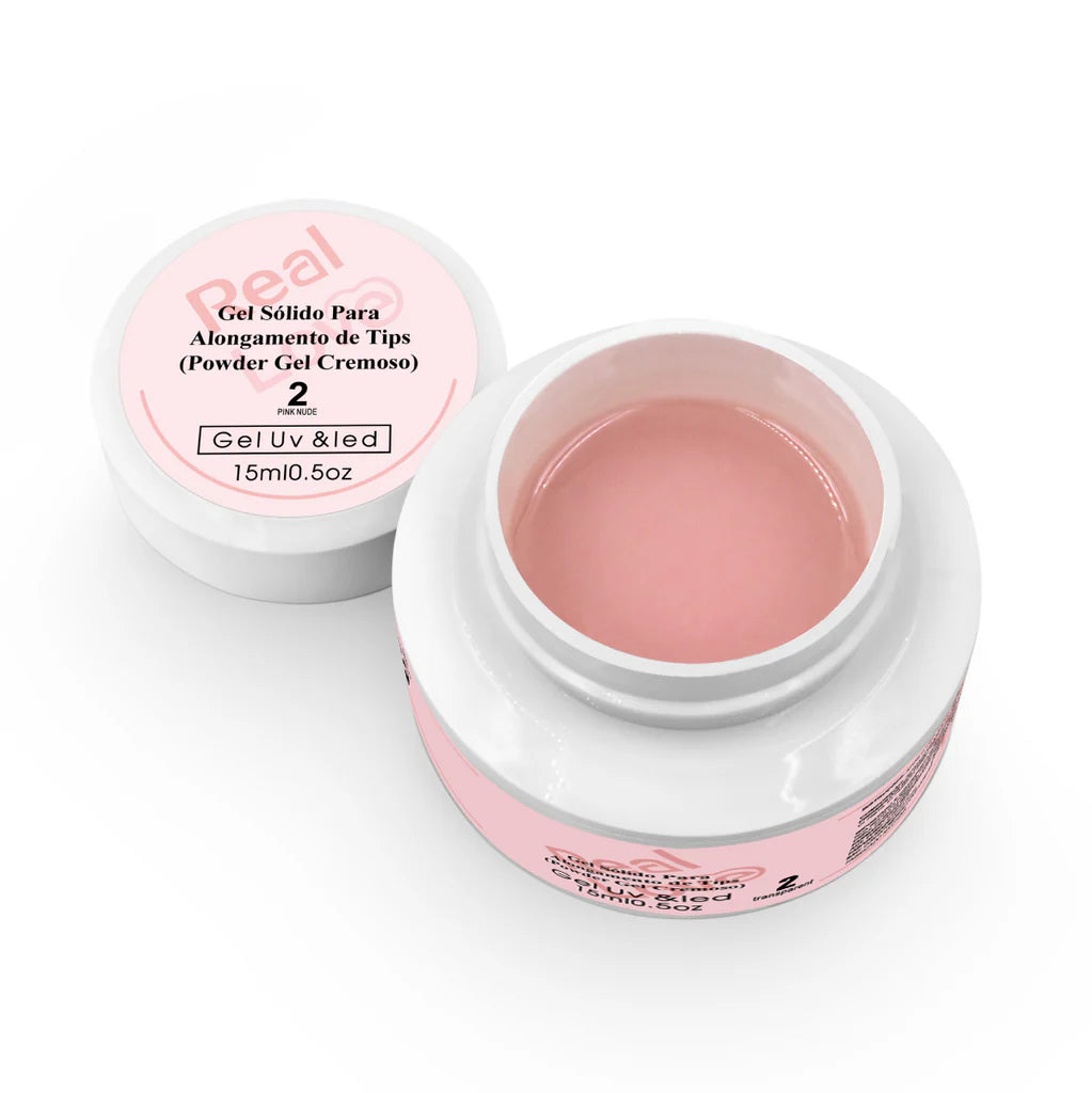 Gel Sólido de Alongamento para Tips - Powder Gel Cremoso - SD-GEL-07_#01