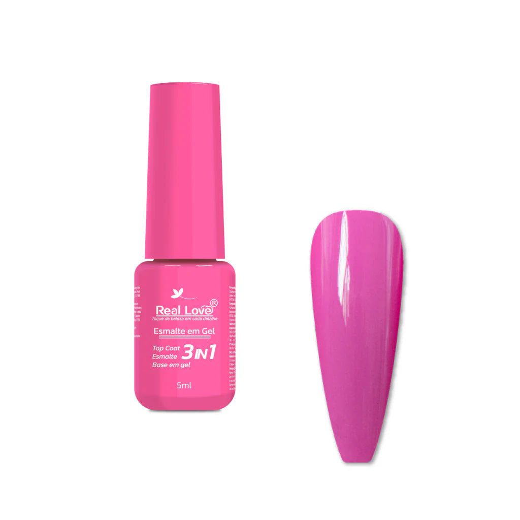 Esmalte em Gel 3 em 1-Base/Esmalte/Top Coat - 5ml - Gel 97