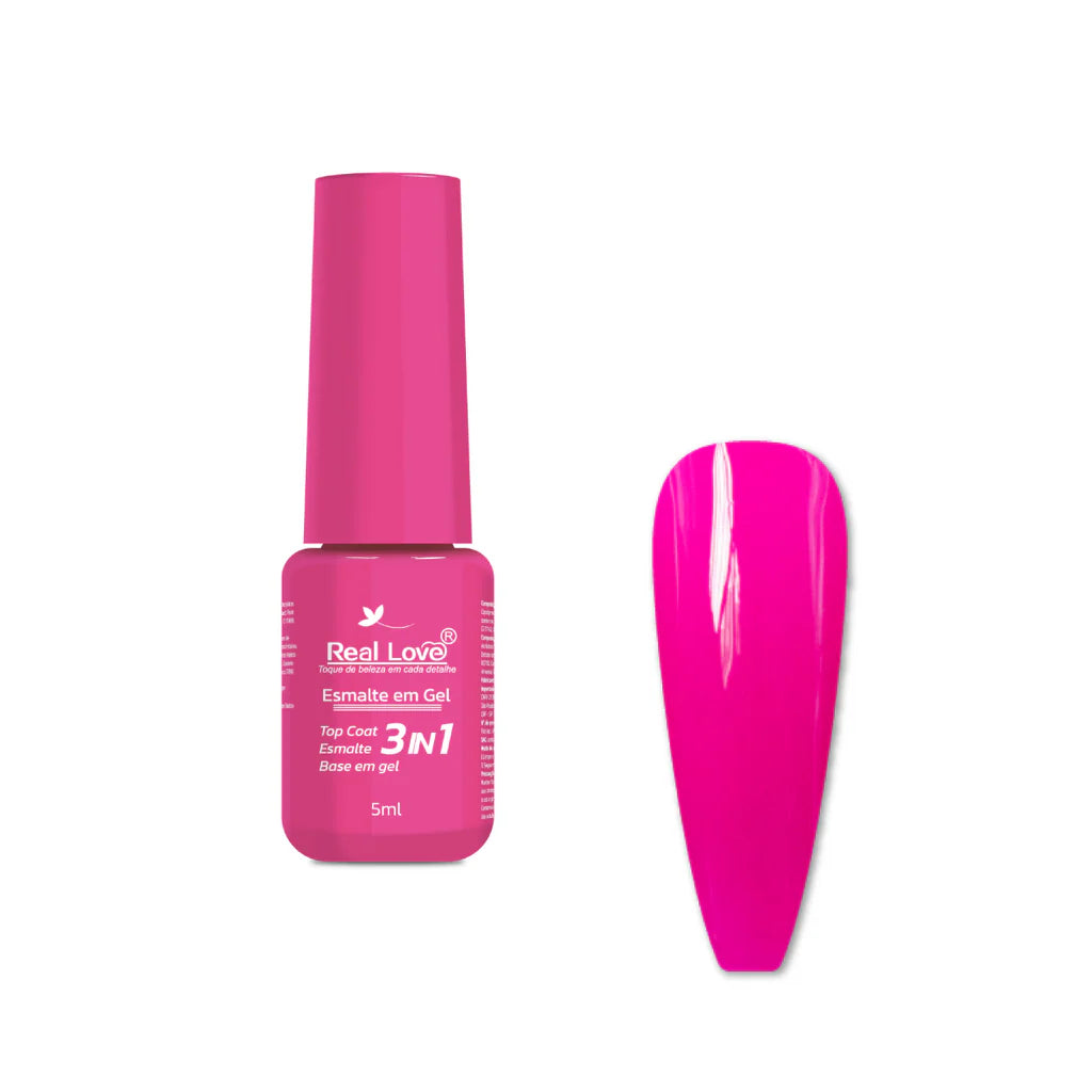 Esmalte em Gel 3 em 1-Base/Esmalte/Top Coat - 5ml - Gel 97