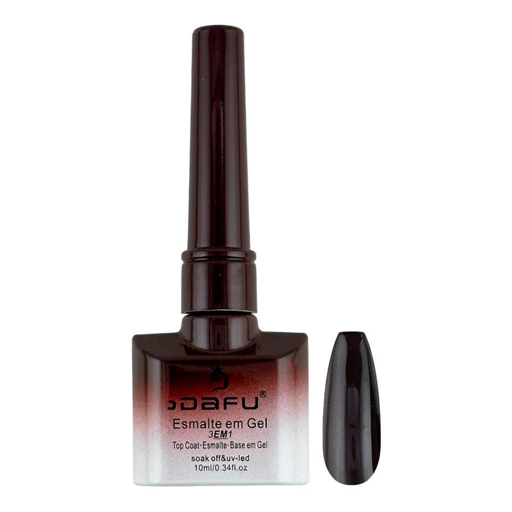 Esmalte em Gel 3 em 1 - base - esmalte - top - 10ml - DF-ONE40