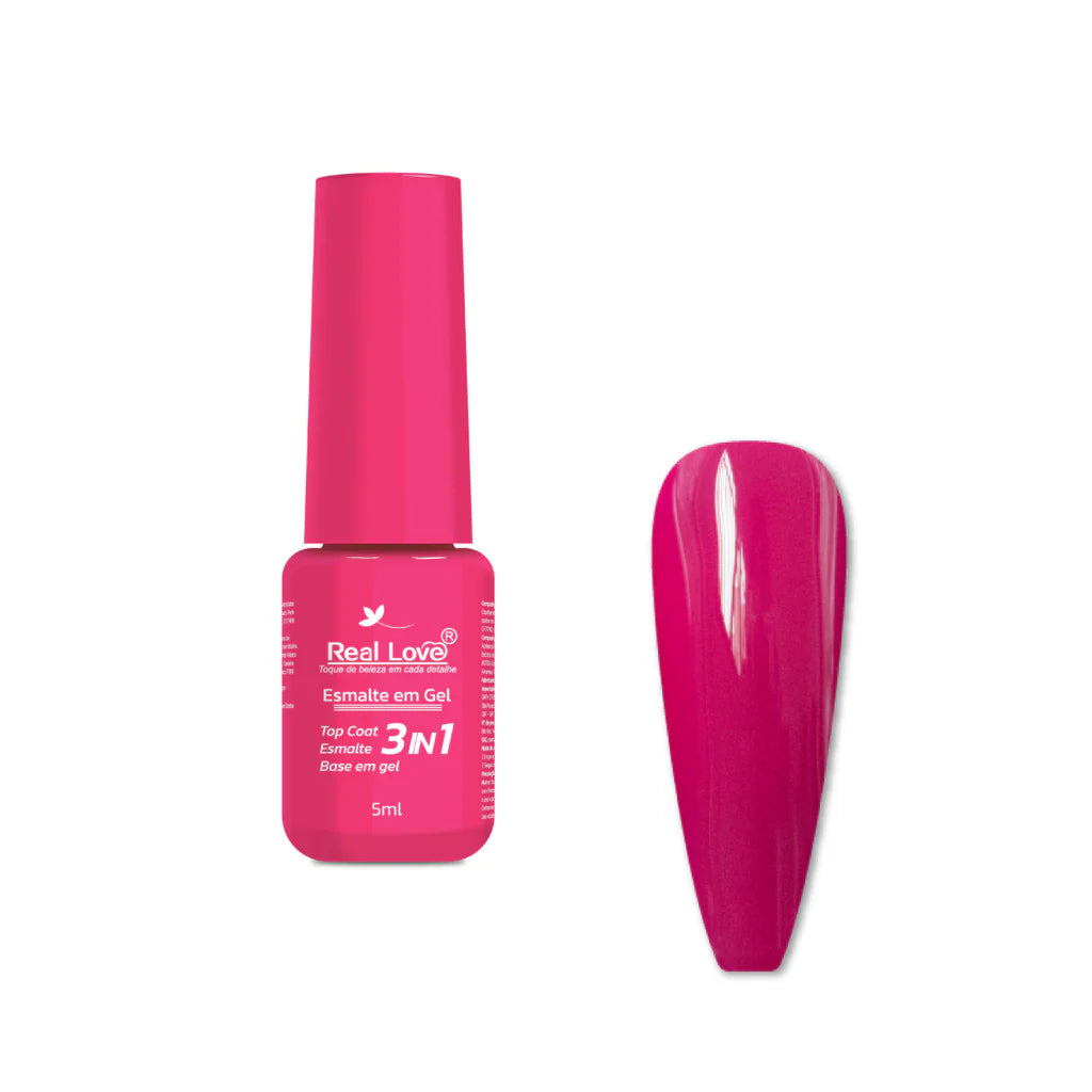 Esmalte em Gel 3 em 1-Base/Esmalte/Top Coat - 5ml - Gel 97