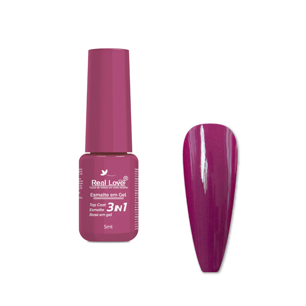 Esmalte em Gel 3 em 1-Base/Esmalte/Top Coat - 5ml - Gel 97