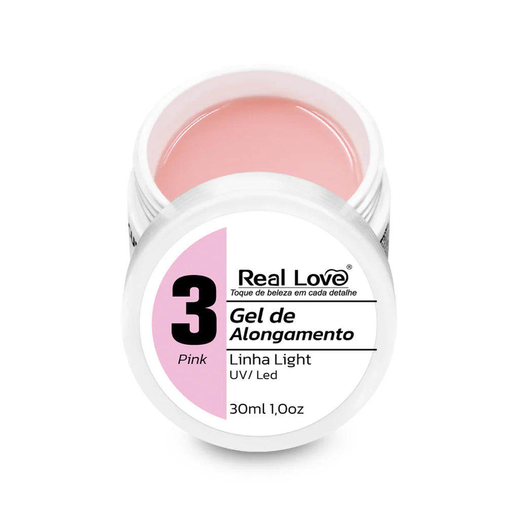 Gel de Alongamento para Unhas Linha Light 30ml - GEL-16
