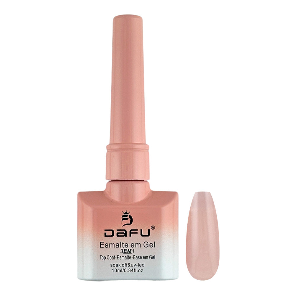 Esmalte em Gel 3 em 1 - base - esmalte - top - 10ml - DF-ONE40