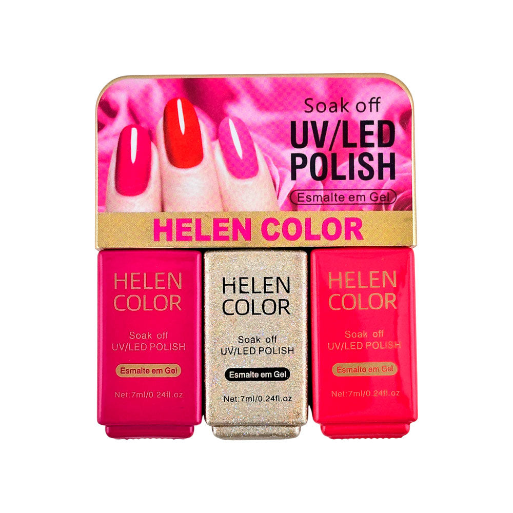 Kit Trio de Esmaltes em Gel #03 - 7ml - Rzjy-08-03