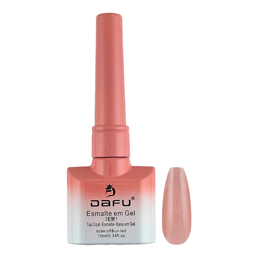 Esmalte em Gel 3 em 1 - base - esmalte - top - 10ml - DF-ONE40