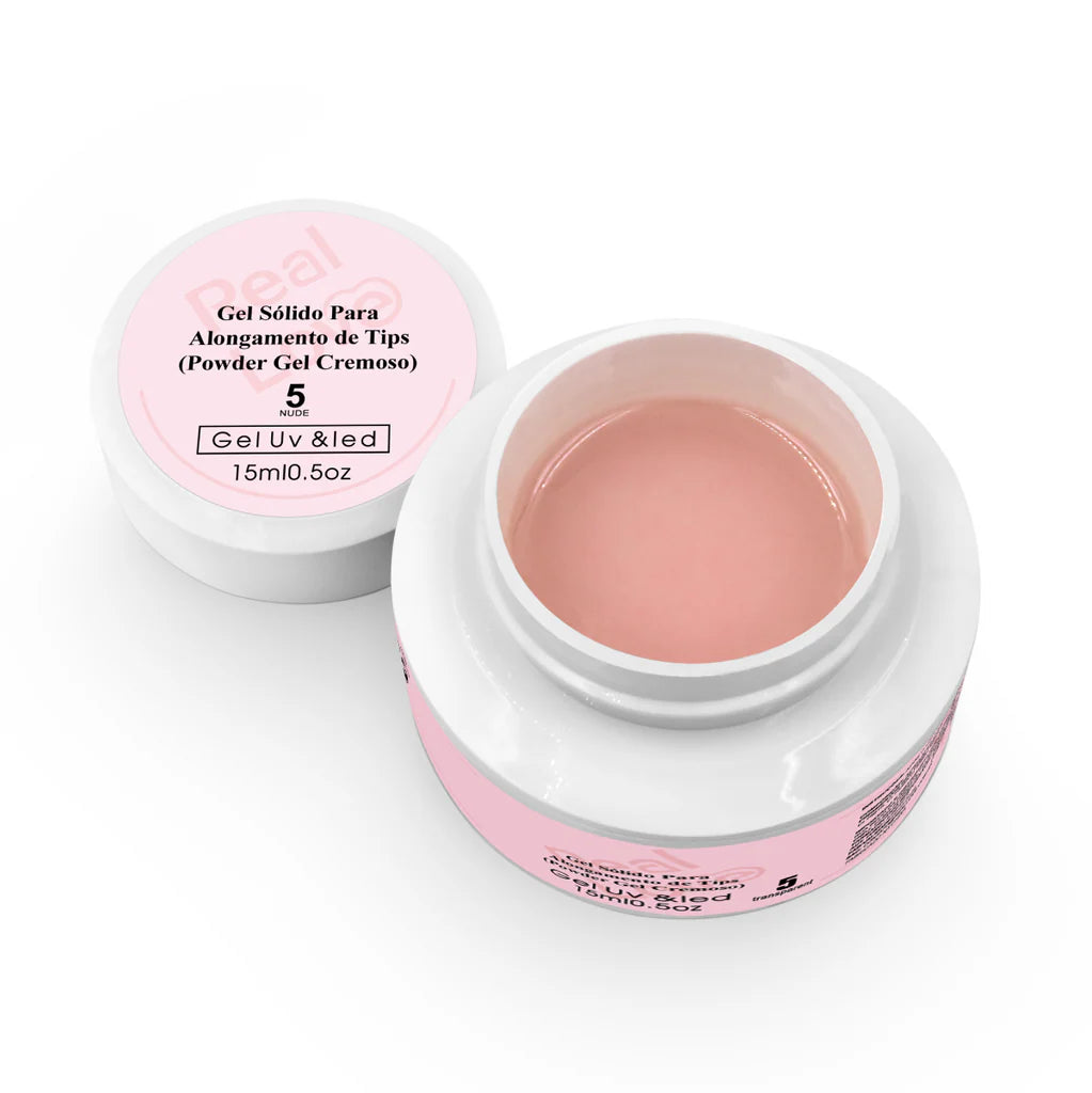 Gel Sólido de Alongamento para Tips - Powder Gel Cremoso - SD-GEL-07_#01