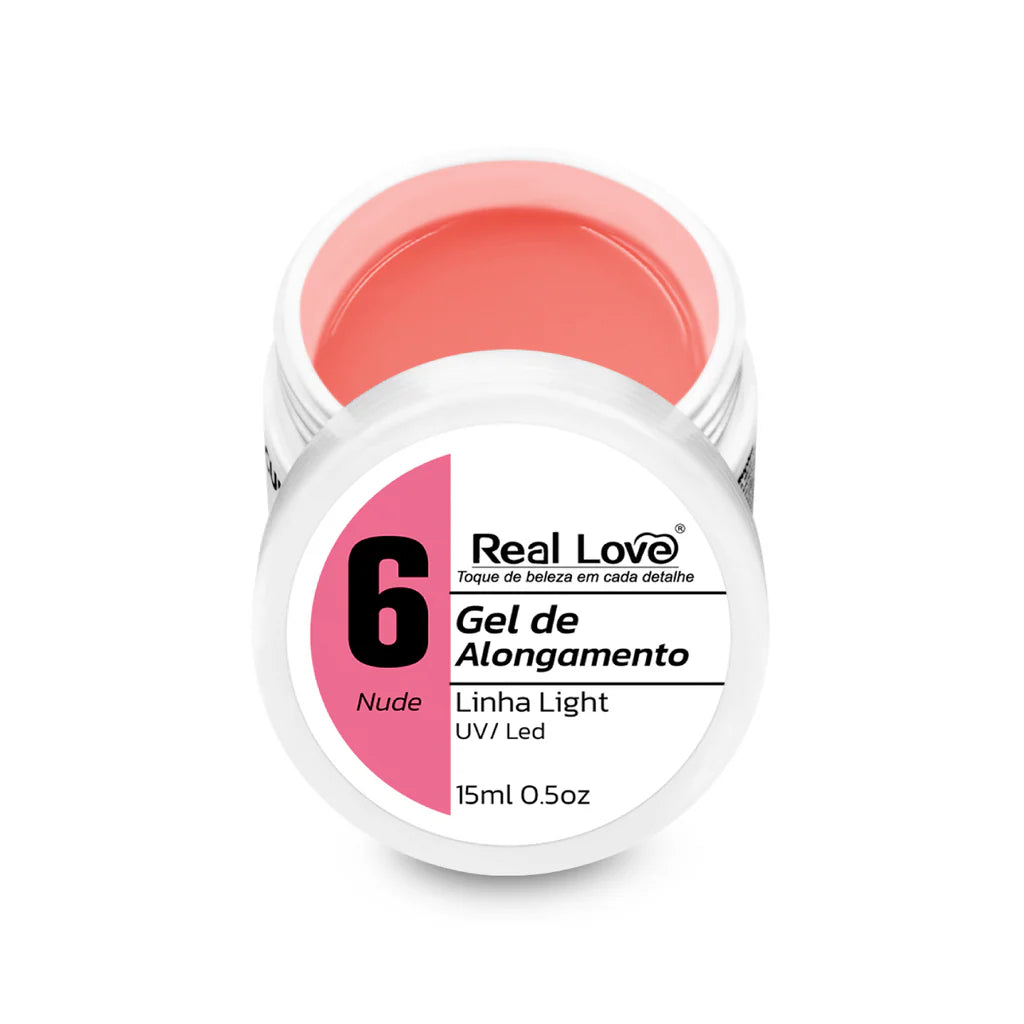 Gel de Alongamento para Unhas Linha Light 15ml - GEL-15