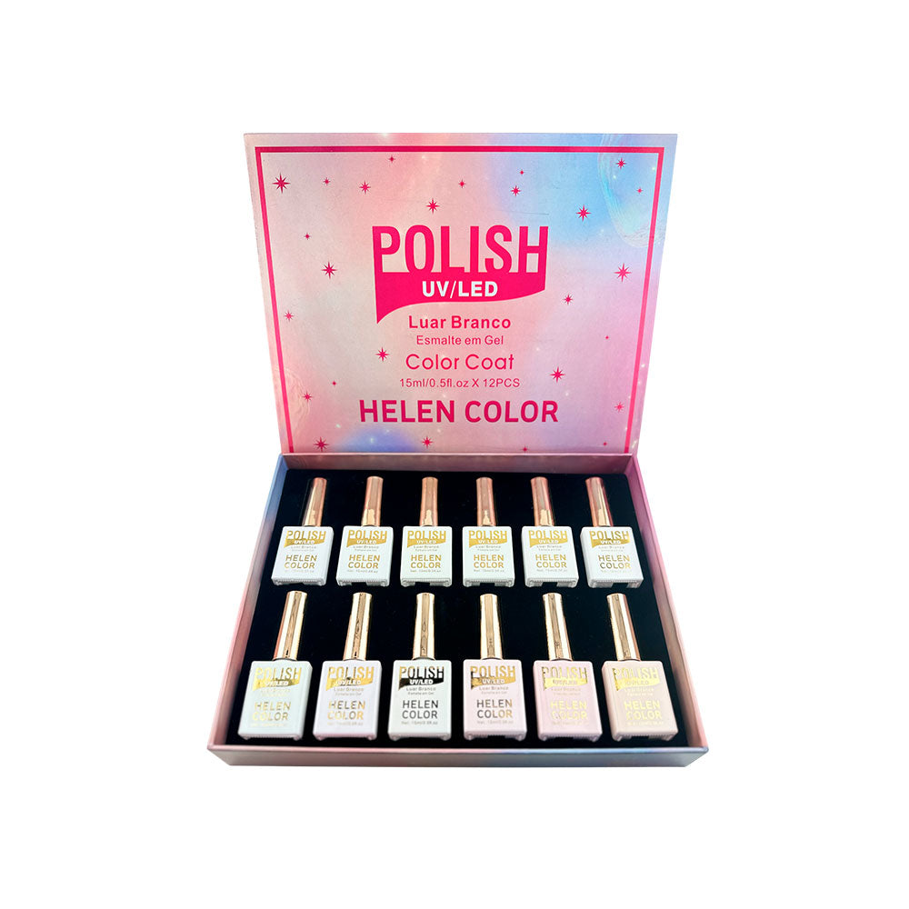 Kit Luar Branco 12 unid - 15ml - RJYJ-18