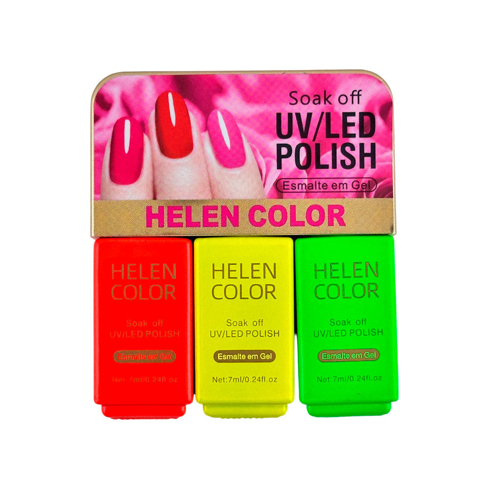 Kit Trio de Esmaltes em Gel #07  - 7ml - Rzjy-08-07