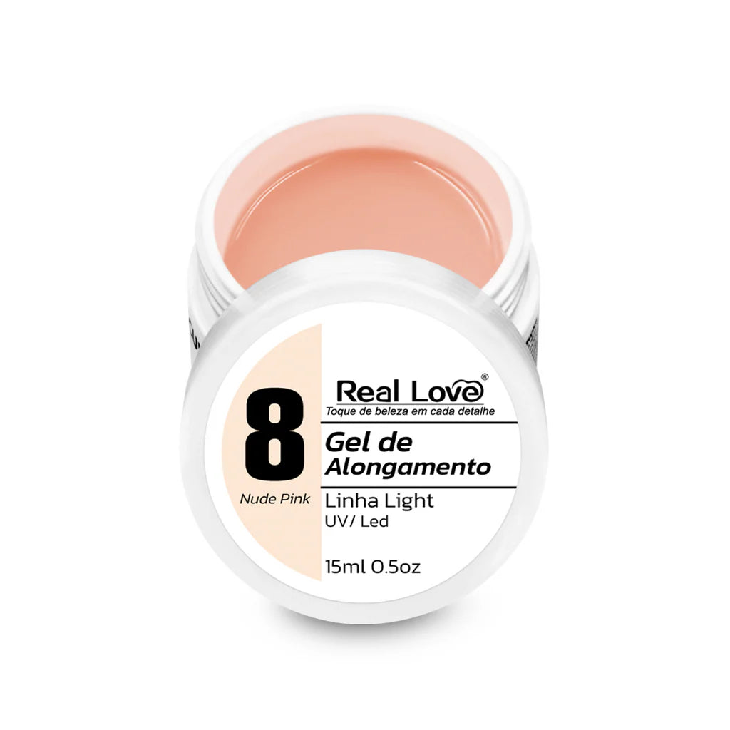 Gel de Alongamento para Unhas Linha Light 15ml - GEL-15