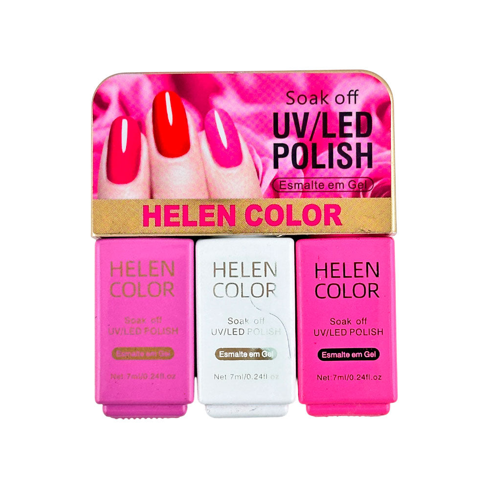 Kit Trio de Esmaltes em Gel #08 - 7ml - Rzjy-08-08