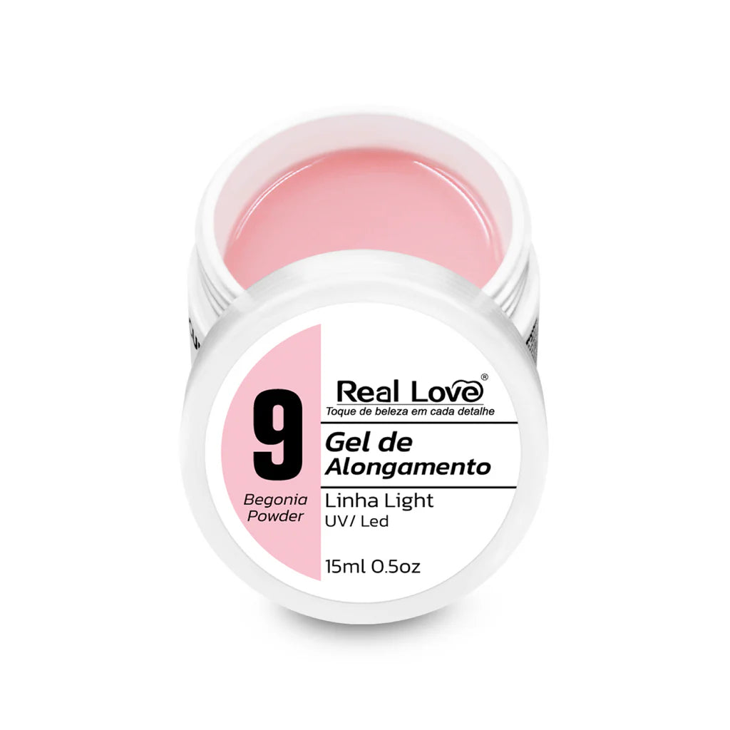 Gel de Alongamento para Unhas Linha Light 15ml - GEL-15