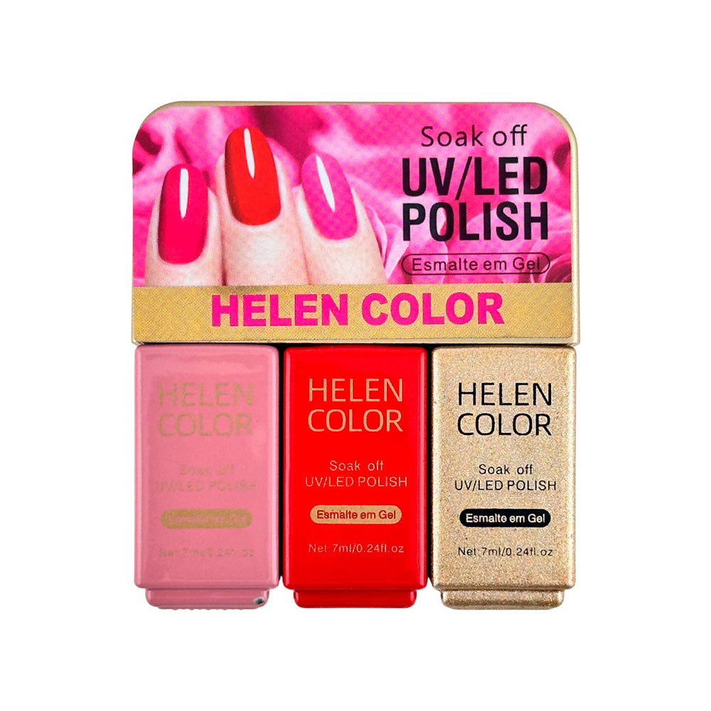 Kit Trio de Esmaltes em Gel #06 - 7ml - Rzjy-08-09