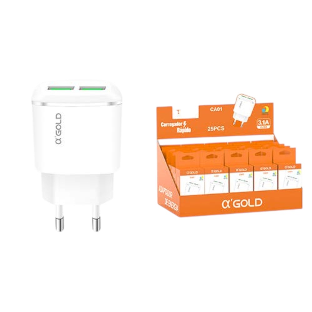 Adaptador de energia 3.1A CA01