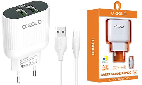 Kit carregador tipo C 4.1A CA17-3