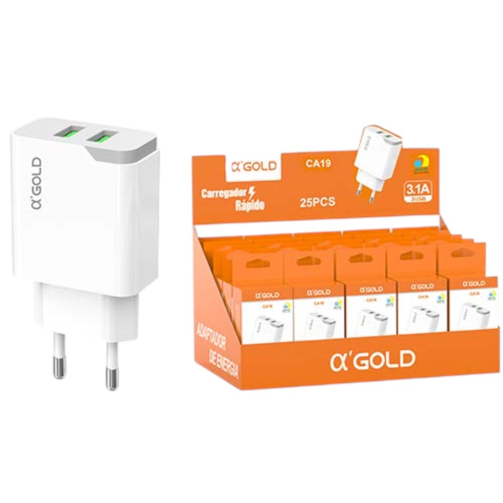 Adaptador de energia 3.1A CA19