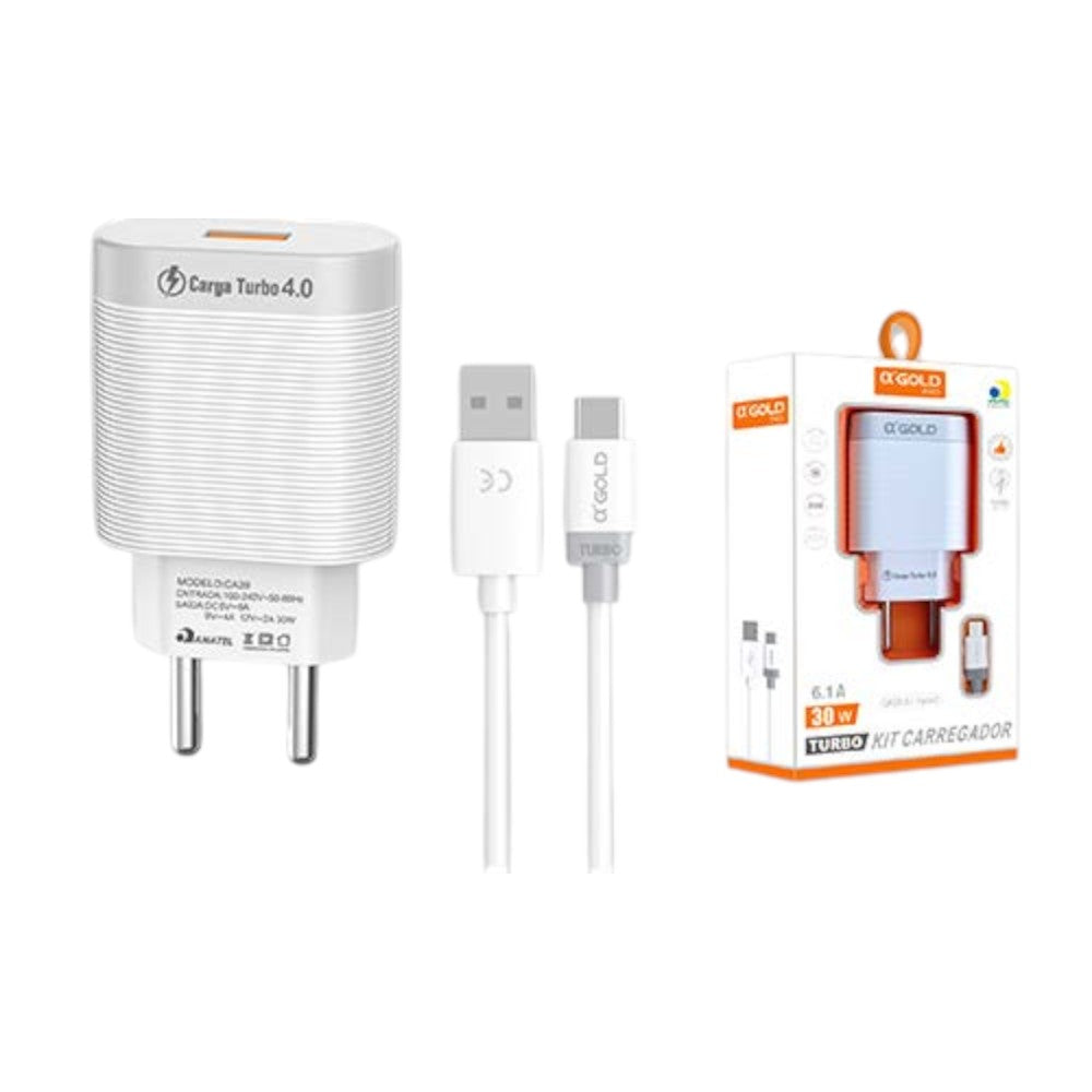 Kit carregador tipo C 6.1A CA39-3
