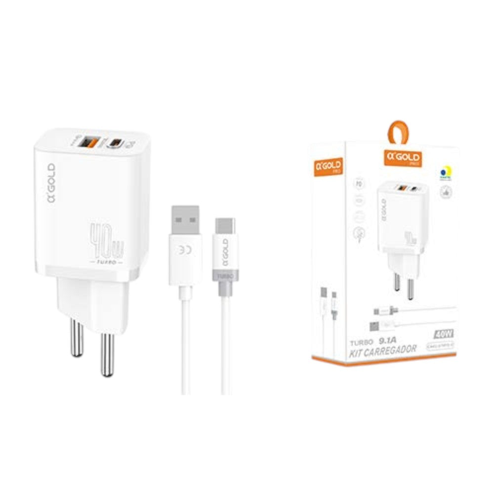 Kit carregador tipo C 9.1A CA42-3