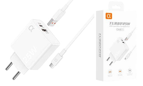 Kit carregador USB-A para micro CA48-1