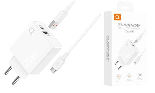 Kit carregador USB-A para tipo C CA48-3