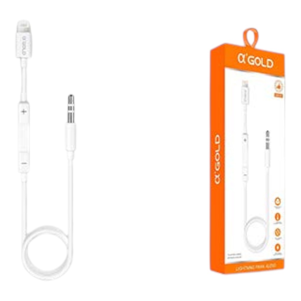 Cabo Lightining para áudio CBA-01
