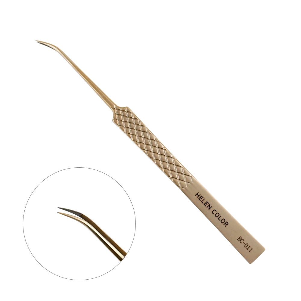 Pinça gold para cílios HC-011 - CGJ-3539
