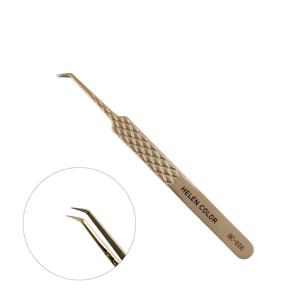 Pinça gold para cílios HC-016 - CGJ-3544