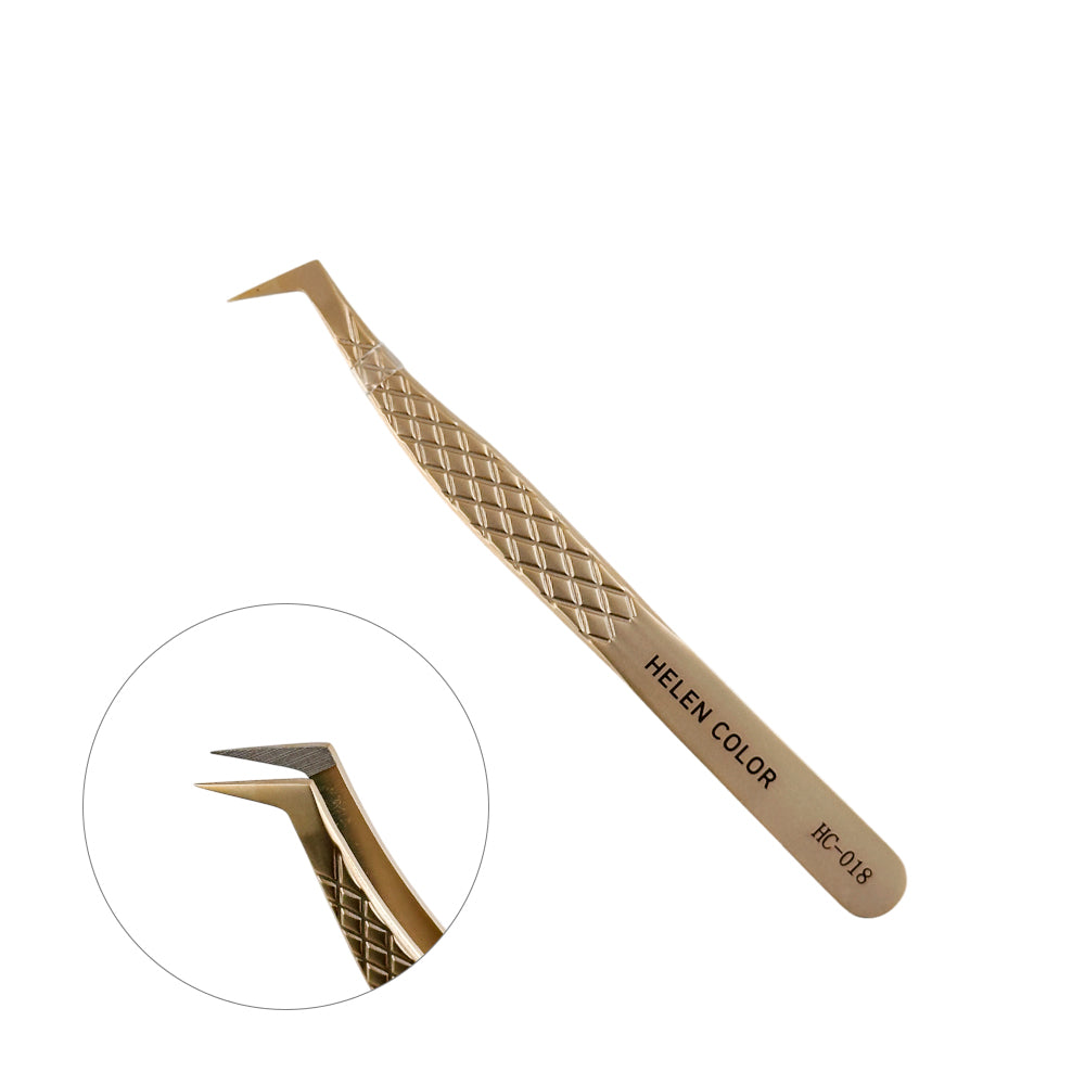 Pinça gold para cílios HC-018 - CGJ-3546