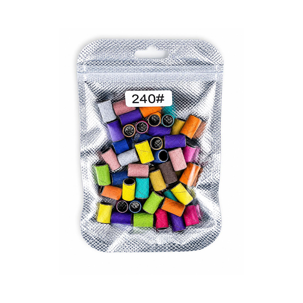 Lixa Refil Colorida Para Broca Lixadeira Elétrica de Unha 240# - DF-BL1004-240