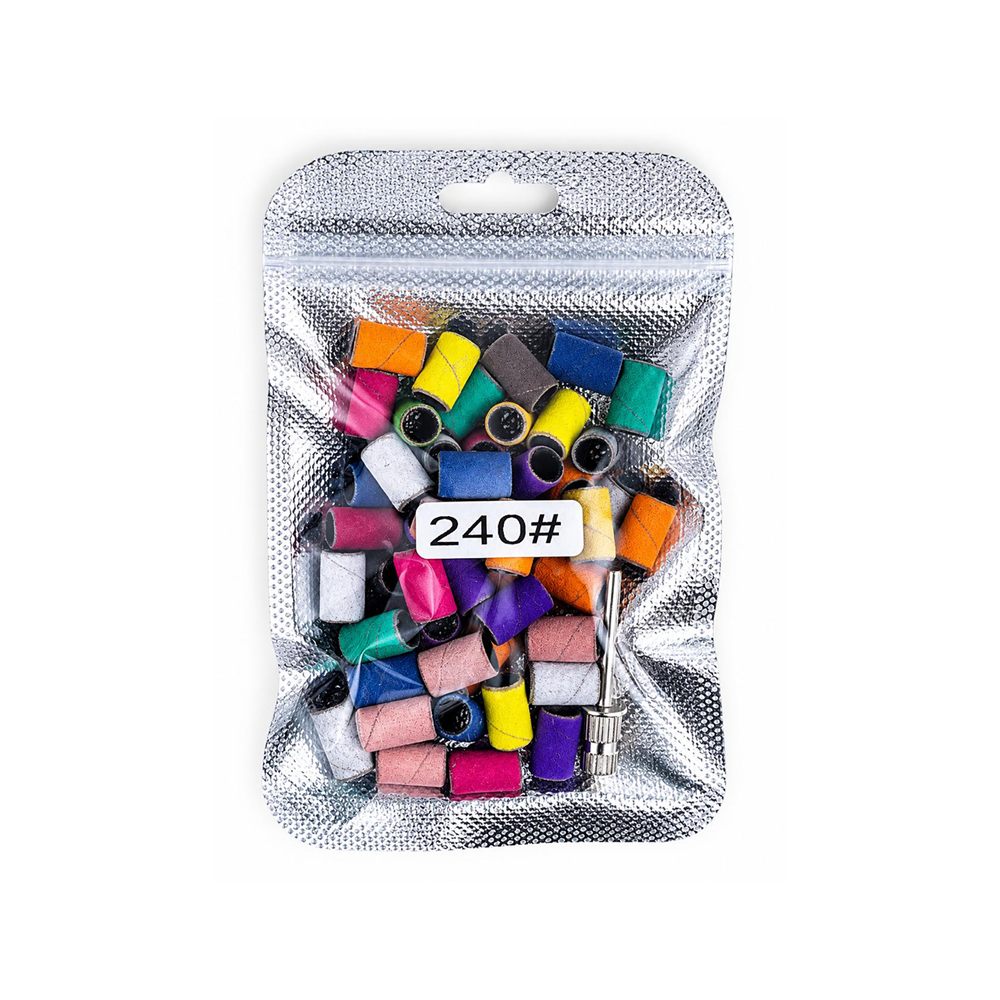 Lixa Refil Colorida Para Broca Lixadeira Elétrica de Unha 120# - DF-BL1007-240