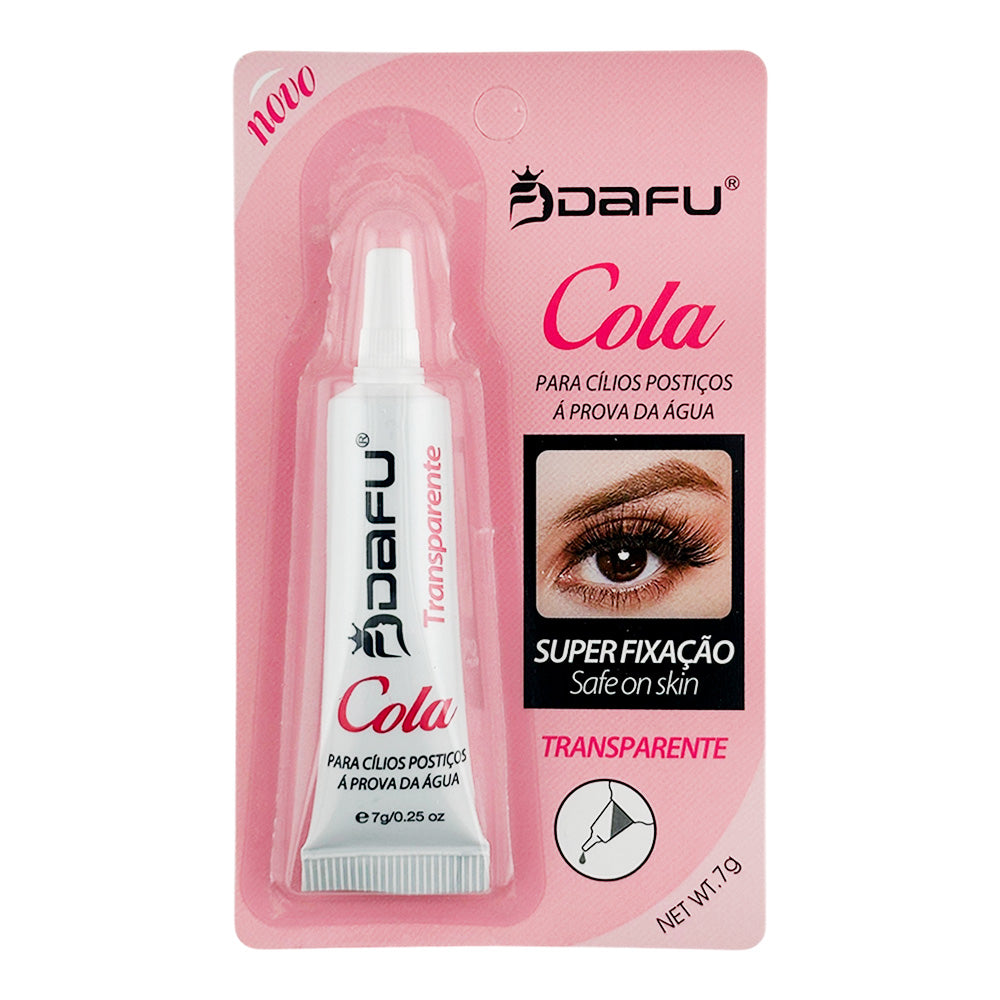 Cola para Cílios Postiços a Prova de Agua Transparente 7g - DF-CL013
