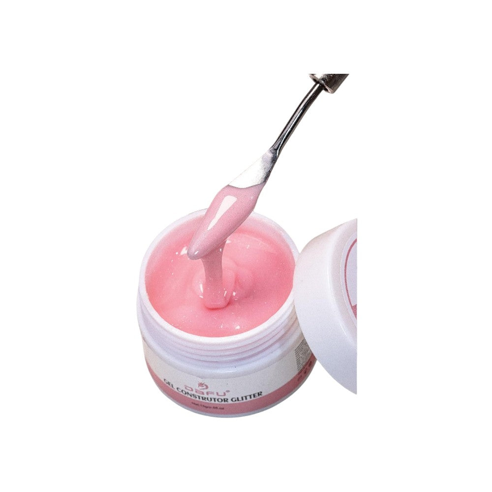 Gel Construtor Glitter Pink #19 - DF-GE19-G